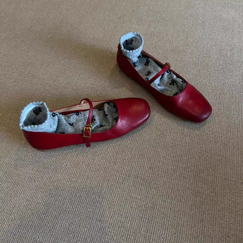 Damen elegante Mary Jane Ballerinas mit praktischer Schnallenverzierung Echoarchiv