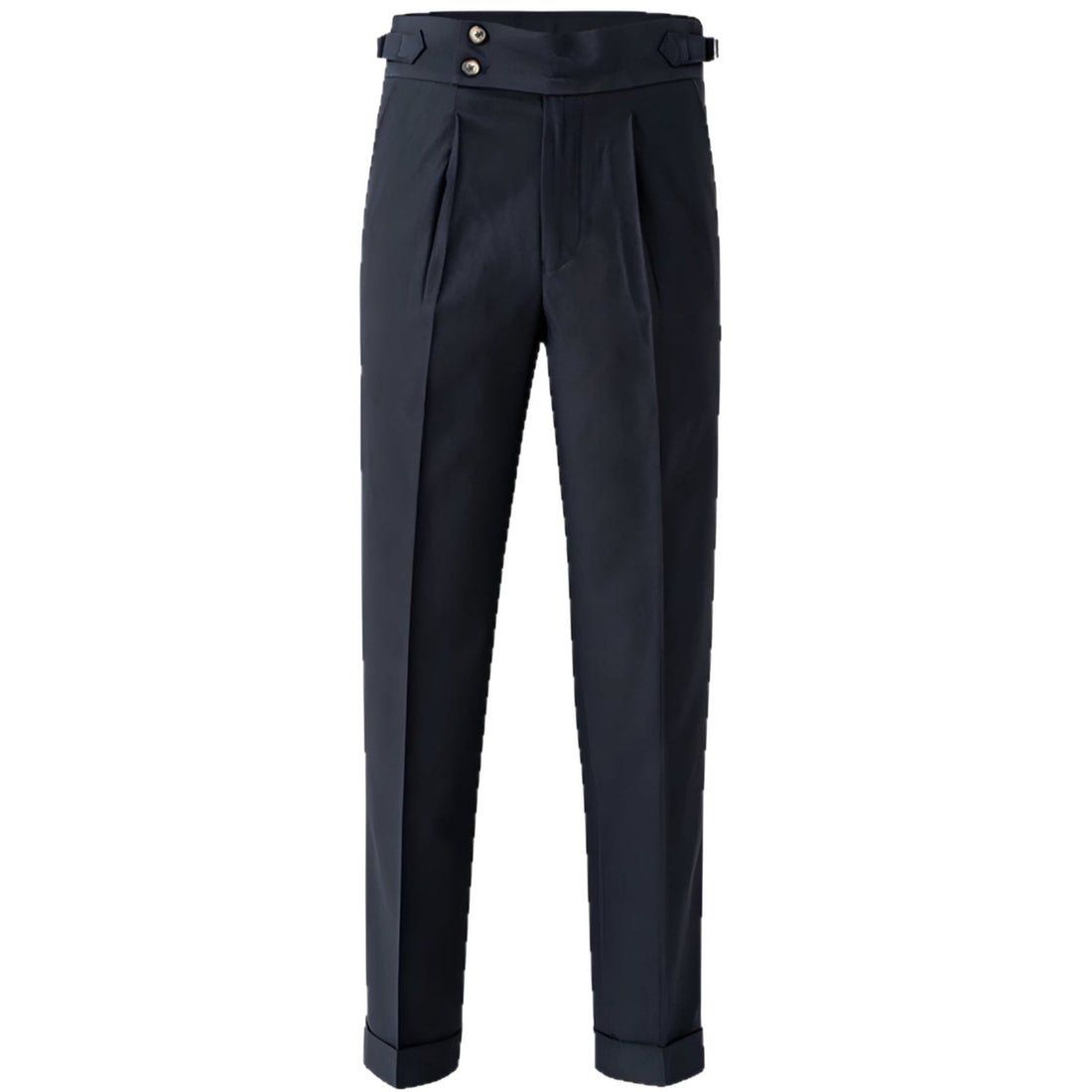 Herren Elegante Hochwasserhose mit Bundfalten – Sorevano