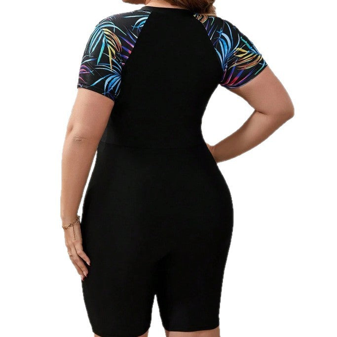 Damen Sportlicher Kurzarm-Rashguard Echo Archiv