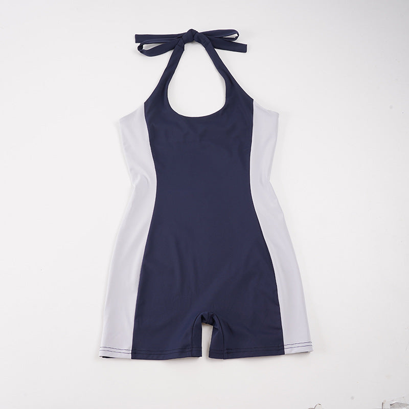 Damen Sportlicher Schwimmanzug mit elegantem Halterdesign Echo Archiv