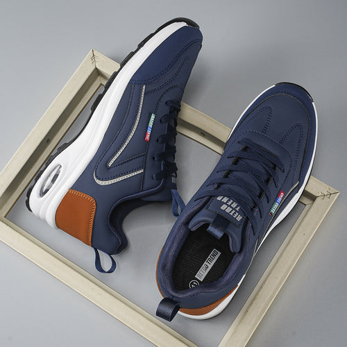 Herren atmungsaktive Freizeit-Plateau-Sneaker mit Luftkammersohle und gepolstertem Komfortfußbett Echo Archiv