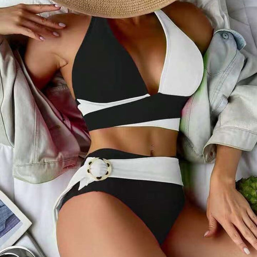 Damen Bikini-Set mit modernem Schnitt und kreativem Design Echo Archiv