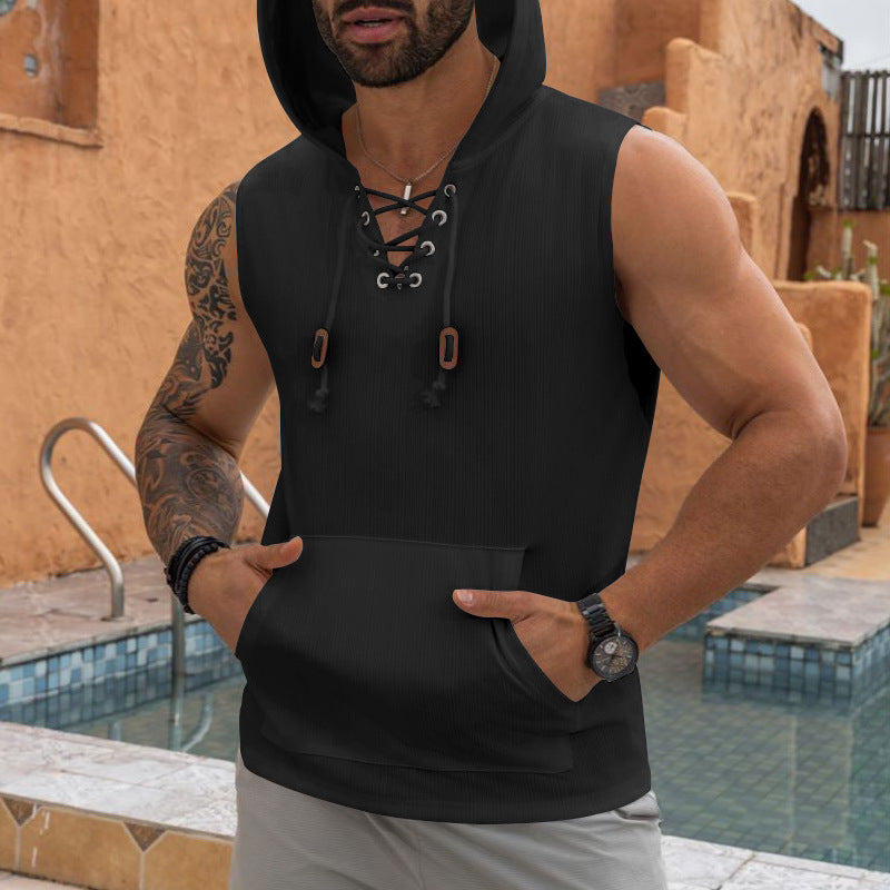 Herren Kapuzen-Workout-Shirt Echoarchiv