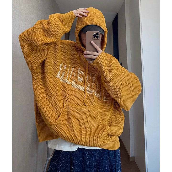 Damen Komfortabler oversized Hoodie mit grafischem Schriftzug Echoarchiv