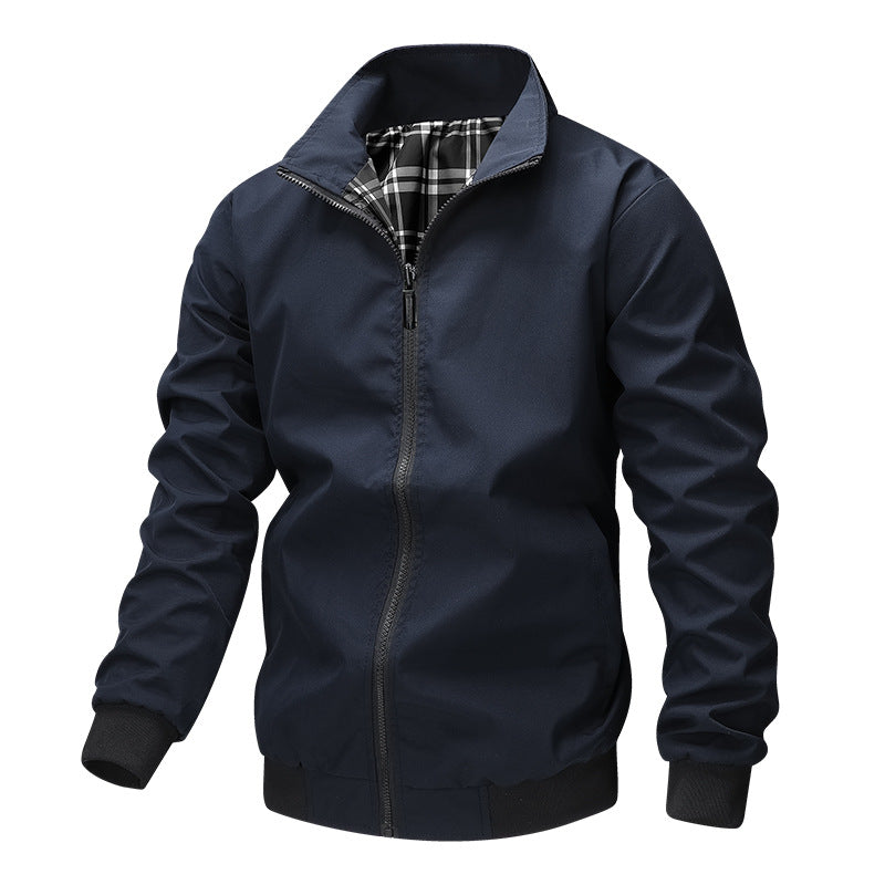Herren Leichte Übergangsjacke mit Stehkragen – Taviero