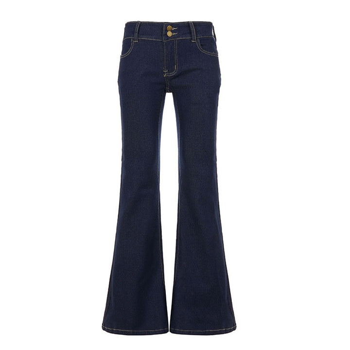 Damen Bootcut Jeans mit hohem Taillenbund und eleganter Nahtführung Echo Archiv