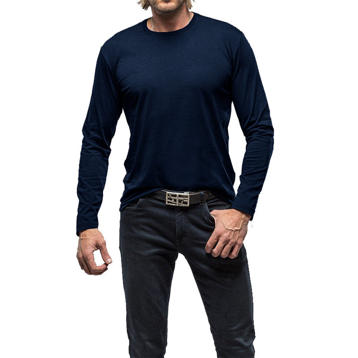 Herren Langarmshirt aus weichem Baumwollmix Echoarchiv