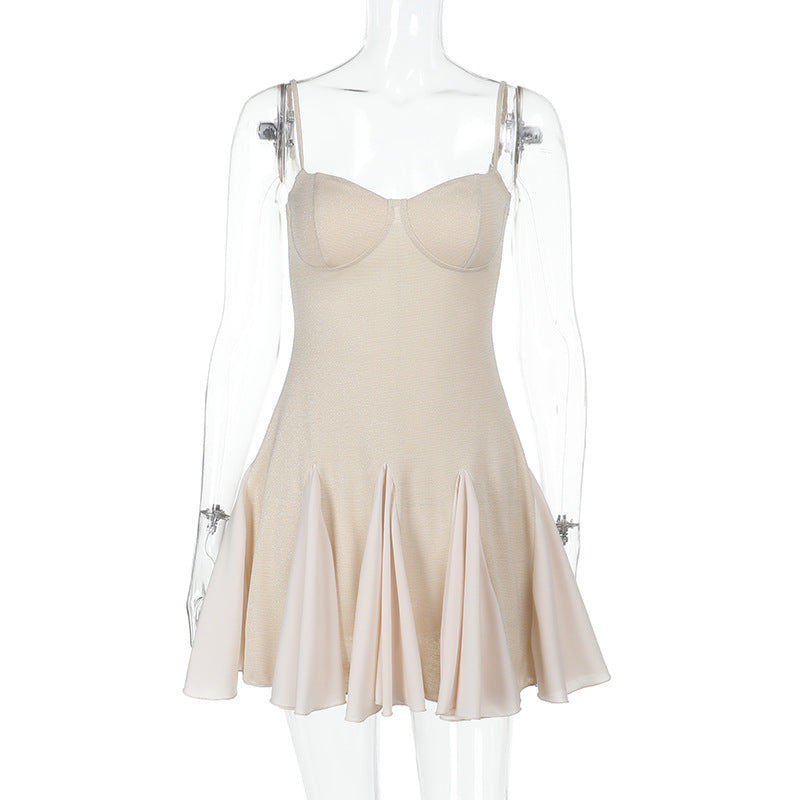 Damen Skaterkleid mit elegantem Bustier-Oberteil und Rüschen Echo Archiv