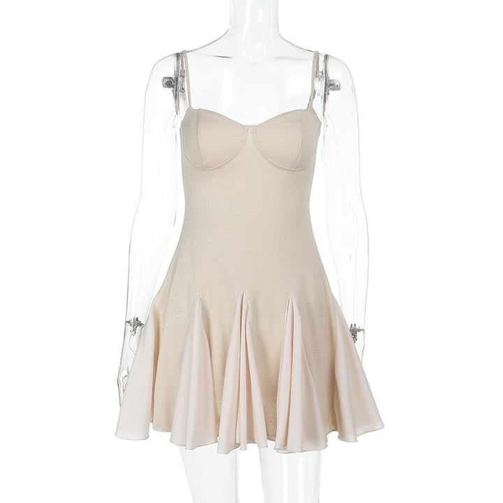Damen Skaterkleid mit elegantem Bustier-Oberteil und Rüschen Echo Archiv