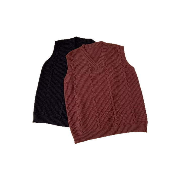 Damen Strickpullover ohne Ärmel Echoarchiv
