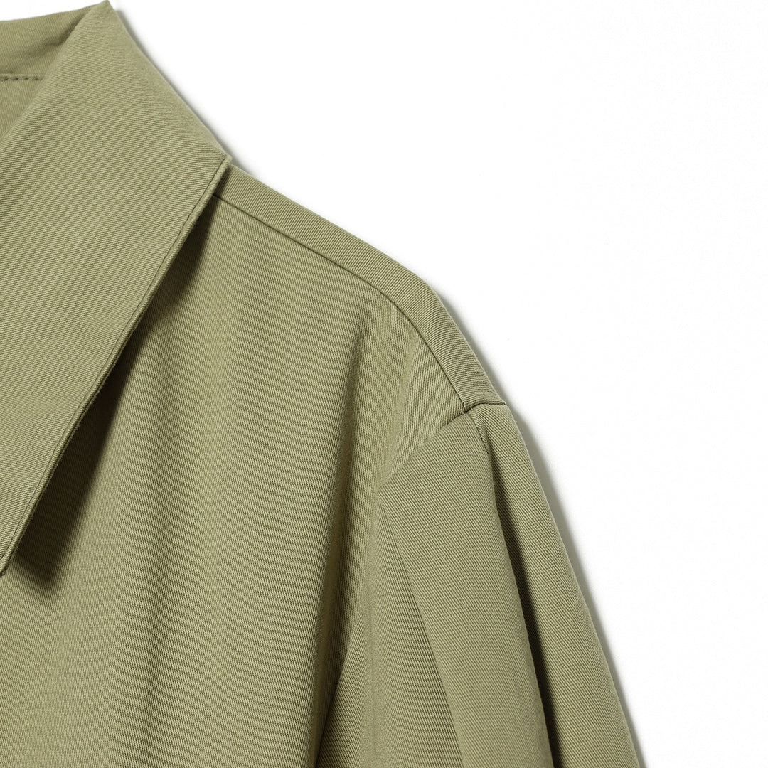 Damen Gekürzte Boxy-Utility-Jacke mit Kellerfalten und Pattentaschen Echo Archiv