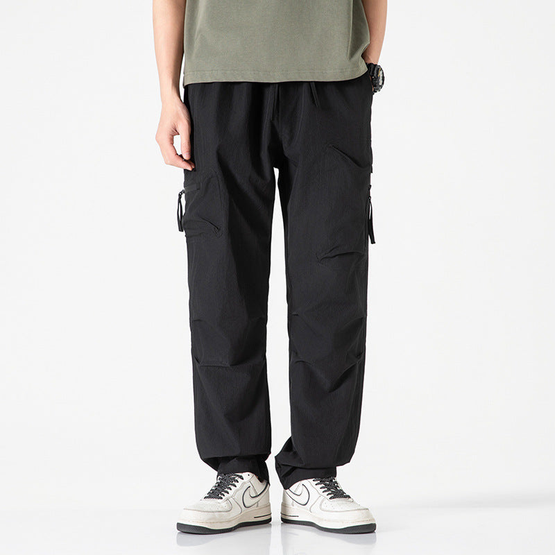 Herren Technische Utility‑Cargohose mit elastischem Bund und Knieabnähern Echo Archiv