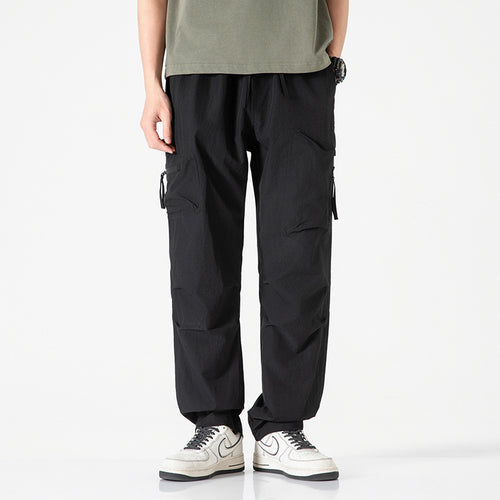 Herren Technische Utility‑Cargohose mit elastischem Bund und Knieabnähern Echo Archiv