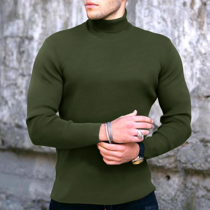 Herren eleganter Rollkragenpullover Echoarchiv