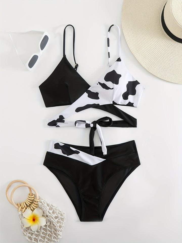Damen Triangel-Bikini mit sportlichem Knoten-Design Echo Archiv