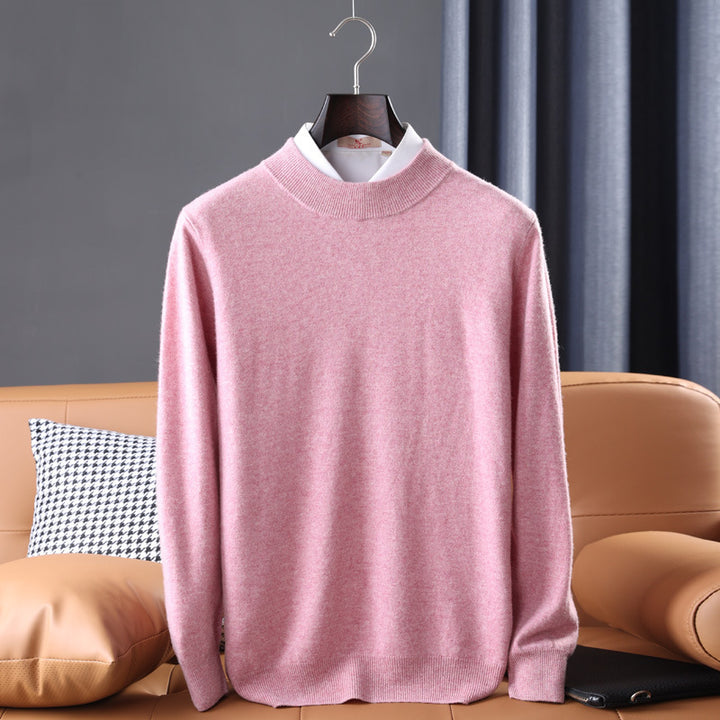 Herren Feiner Rollkragenpullover in schlanker Minimal‑Silhouette aus Woll‑Kaschmir‑Mix Echoarchiv