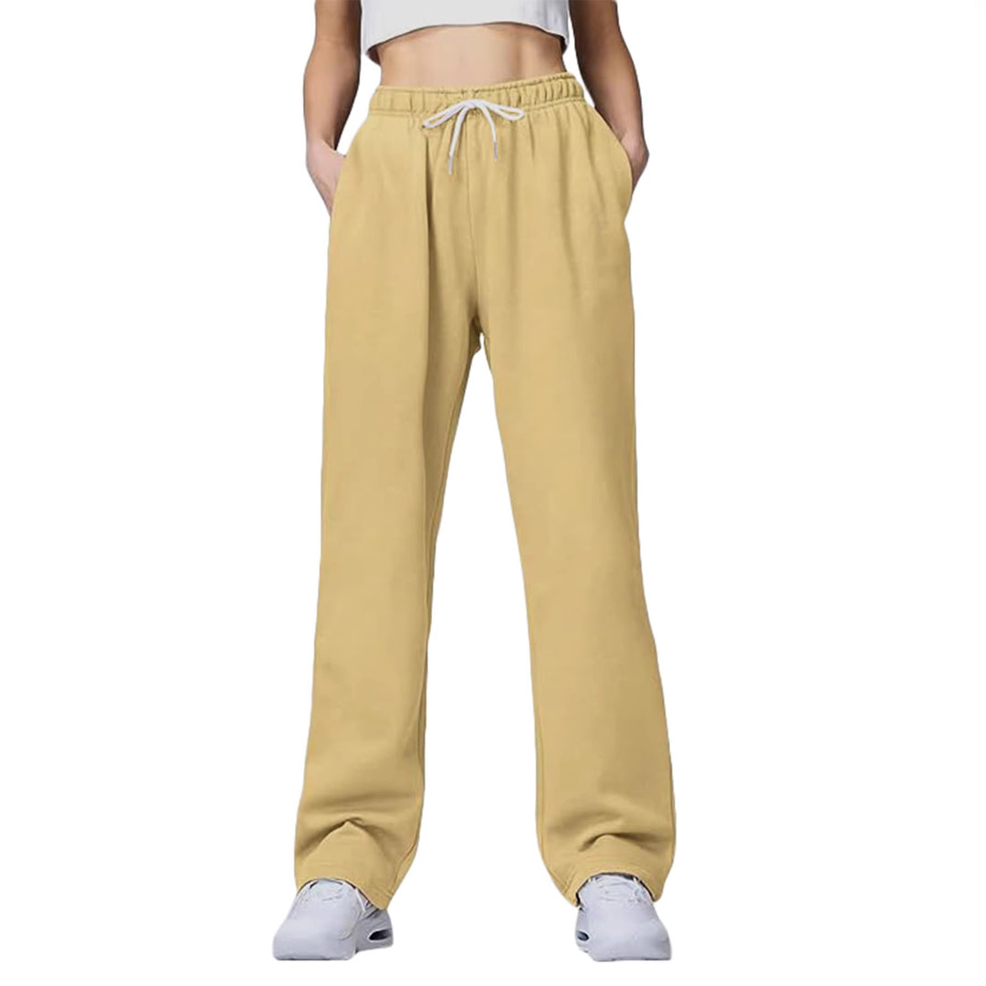 Damen bequeme Sporthose mit elastischem Bund und seitlichen Taschen Echo Archiv