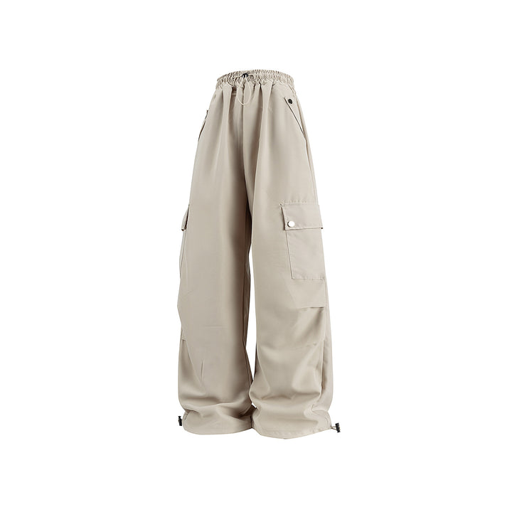 Damen Baggy-Cargo-Hose mit Tunnelzugbund, großen Klappentaschen und verstellbarem Saum Echo Archiv