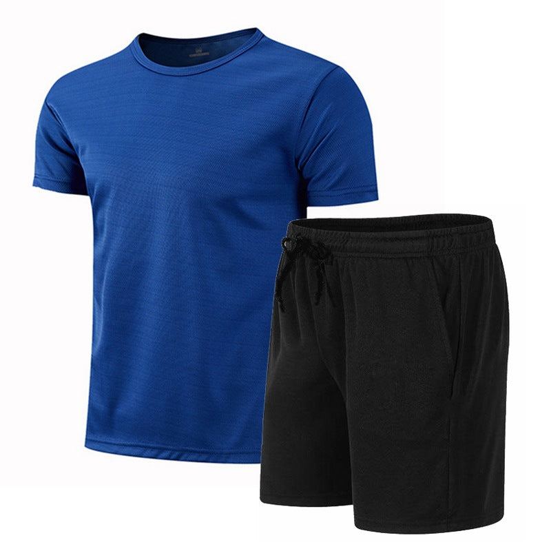 Herren sportliches Funktionsset mit T-Shirt und Shorts Echoarchiv