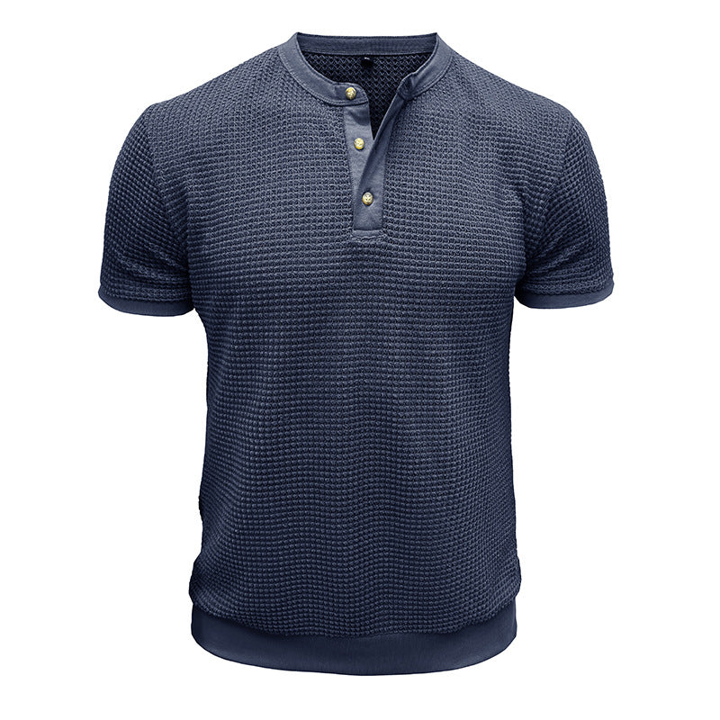 Herren Kurzarm-Shirt mit Knopfleiste Echoarchiv