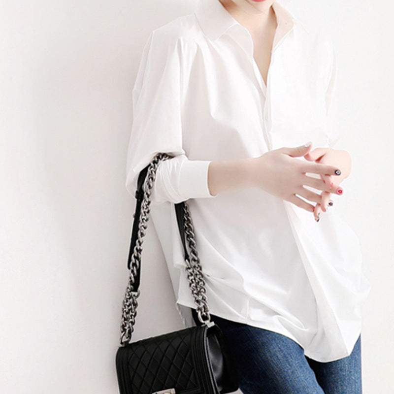 Damen Elegante Bluse mit modernem Schnitt Echoarchiv