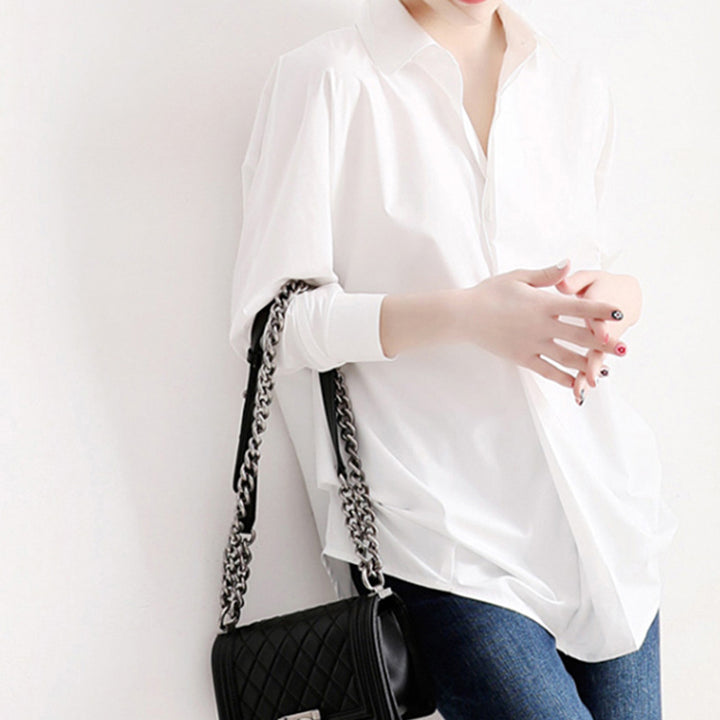 Damen Elegante Bluse mit modernem Schnitt Echoarchiv