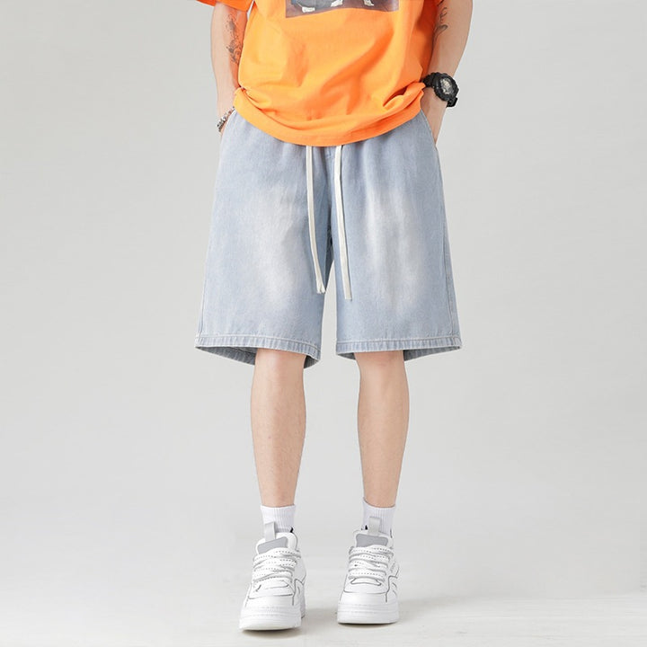 Herren lässige Denim-Shorts mit praktischen Seitentaschen Echoarchiv