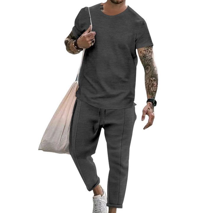 Herren sportliches Set aus hochwertiger Baumwolle mit funktionalem Design und atmungsaktiver Struktur Echoarchiv