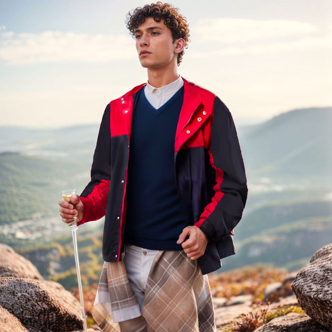 Herren leichte Hybridjacke mit praktischen Taschen und sportlichem Design Echoarchiv