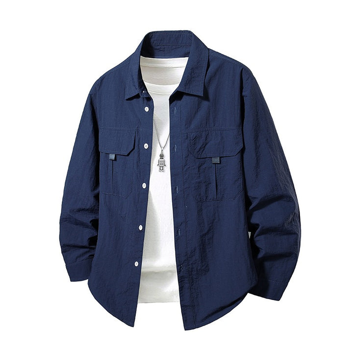 Herren Lässige Hemdjacke Echo Archiv