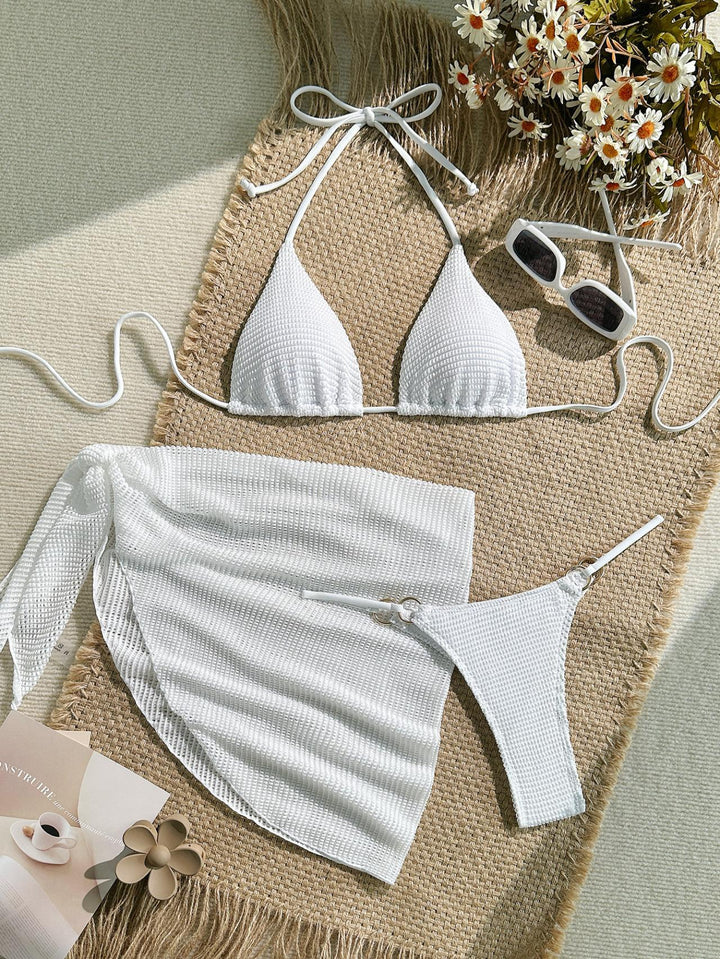 Damen Triangel-Bikini mit Wickelrock Echo Archiv