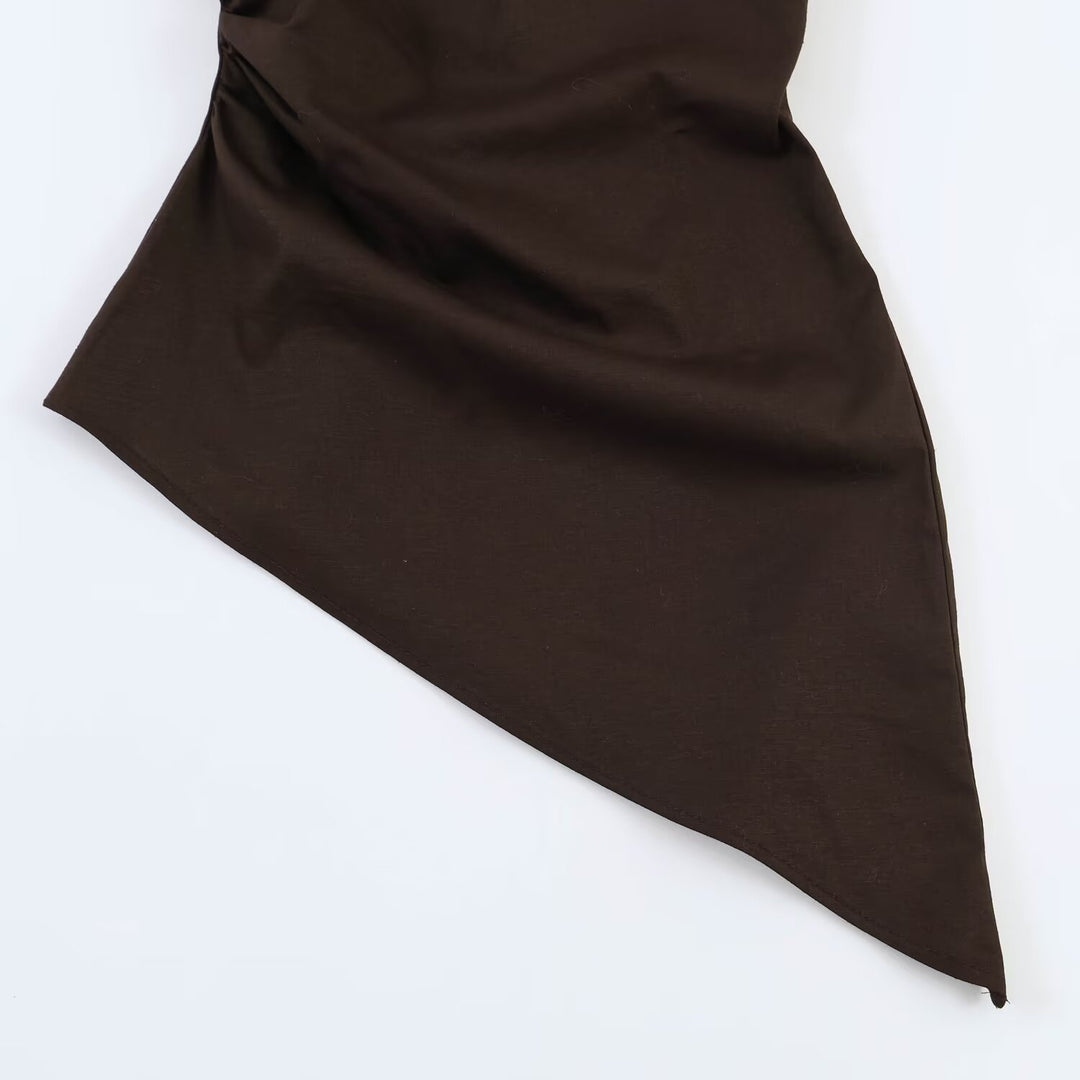 Damen asymmetrisches Kleid mit hochwertigem Material Echo Archiv