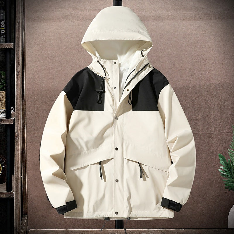 Herren Funktionsjacke mit verstellbarem Kapuzensystem Echo Archiv