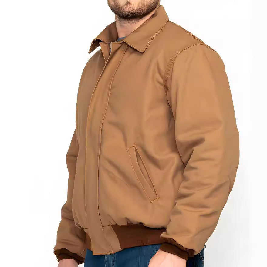 Herren isolierte Übergangsjacke mit hohem Kragen und praktischen Taschen Echoarchiv