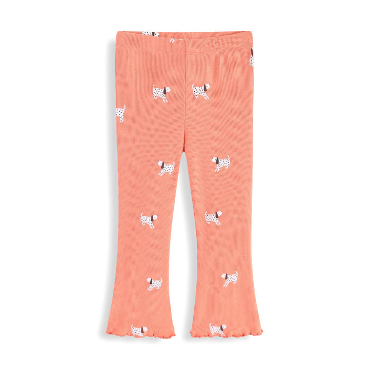 Mädchen Leggings mit fröhlichem Hunde-Muster Echo Archiv
