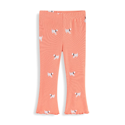Mädchen Leggings mit fröhlichem Hunde-Muster Echo Archiv