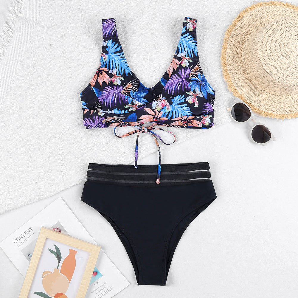 Damen Buntes Bikini-Set mit verspieltem Tragekomfort Echo Archiv