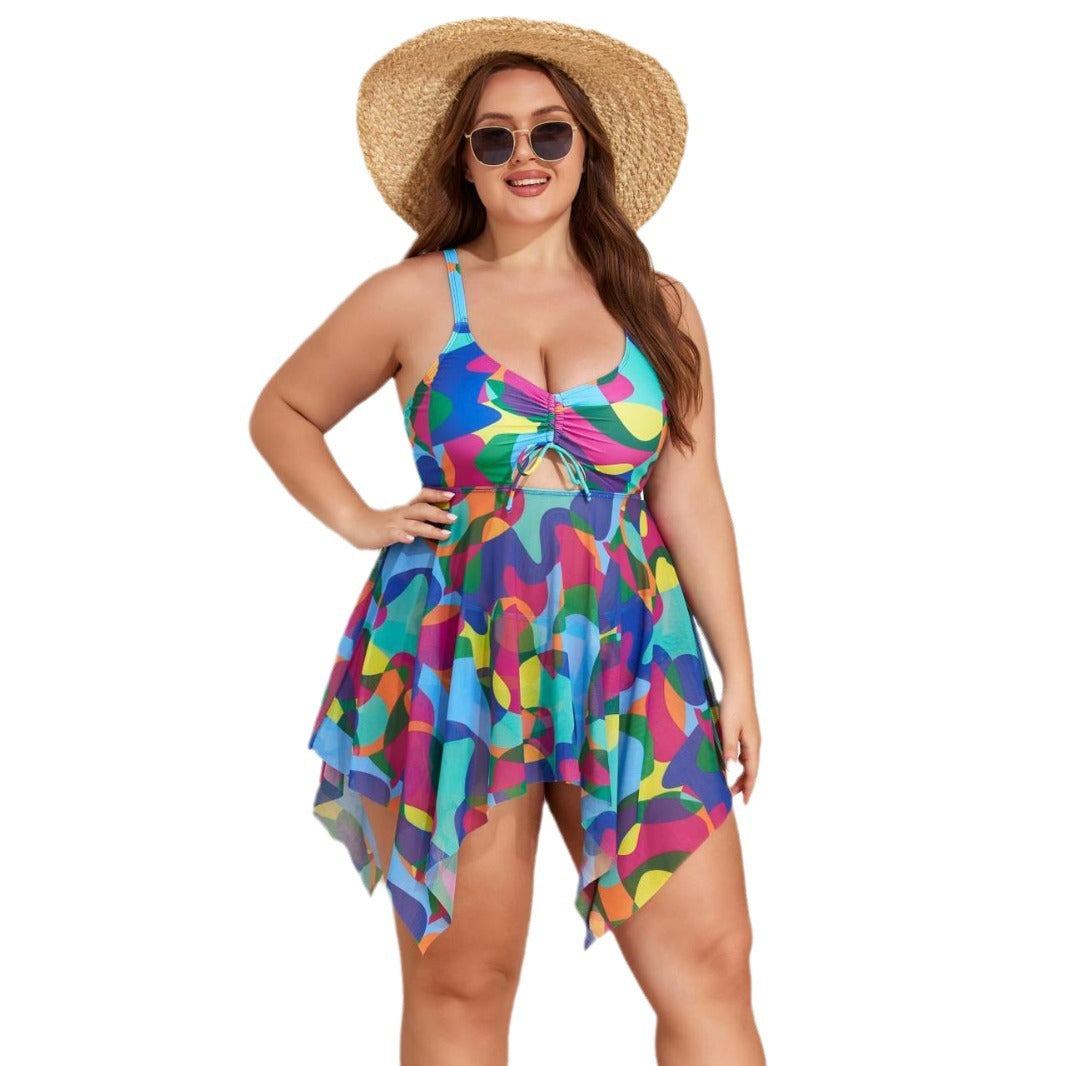 Damen Strandkleid mit lässigem Wickeldesign Echo Archiv