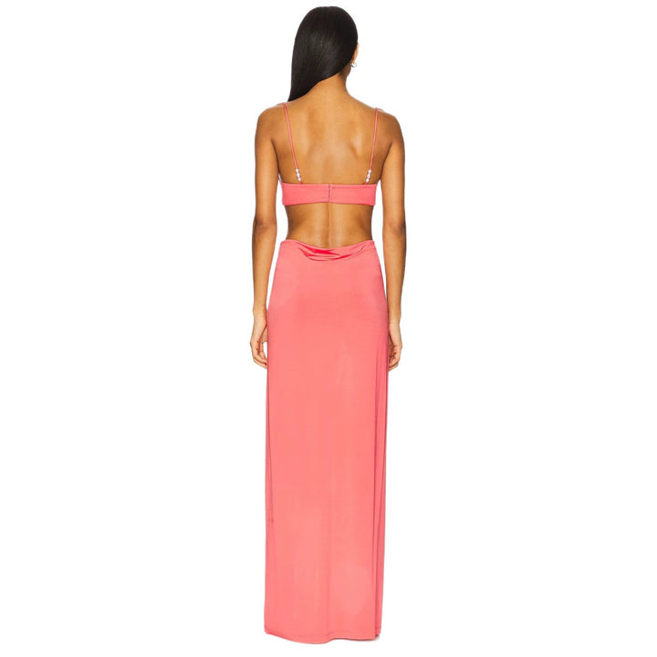 Damen nan Maxikleid mit Bustier-Cups, seitlichen Cut-Outs und feinen Spaghettiträgern Echo Archiv