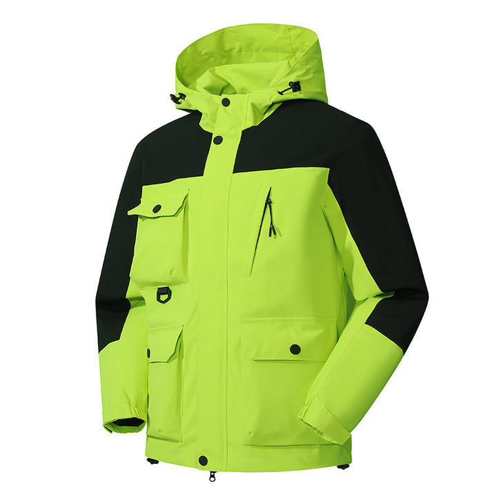 Herren Technische Utility-Fieldjacke mit Kapuze, Mehrfachtaschen und windabweisender Shell Echo Archiv