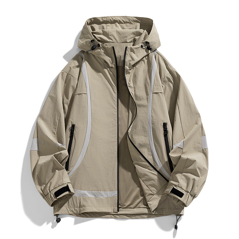 Herren Moderne Outdoor-Jacke Echo Archiv