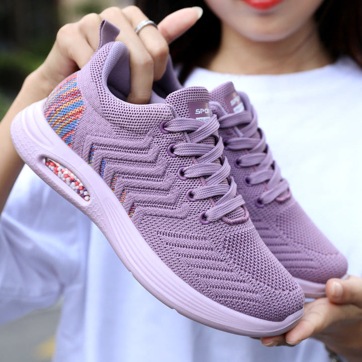 Damen Sportliche Sneakers mit atmungsaktiver Netzstruktur und Dämpfungstechnologie Echo Archiv