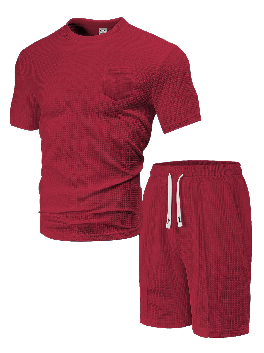 Herren Freizeit-Loungewear Set aus atmungsaktivem Material mit Taschen Echoarchiv