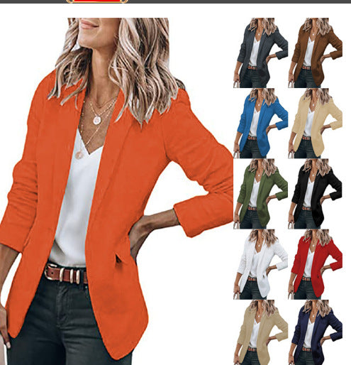 Damen komfortable Blazerjacke mit strukturiertem Design und eleganten Akzenten Echoarchiv