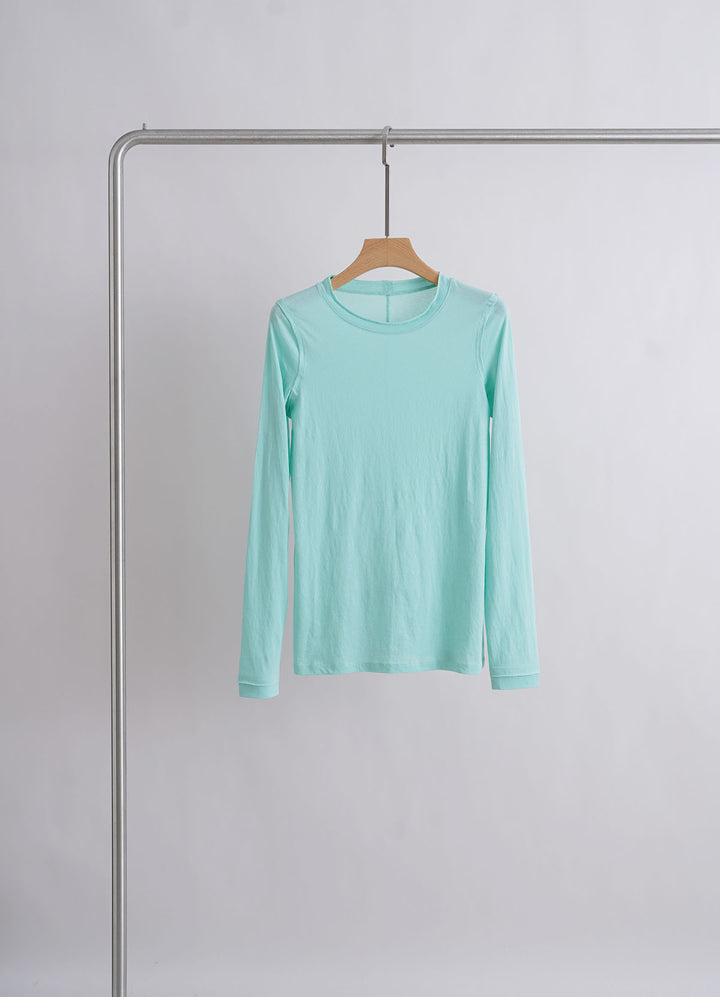 Damen Langarmshirt aus hochwertigem Baumwollmix Echoarchiv