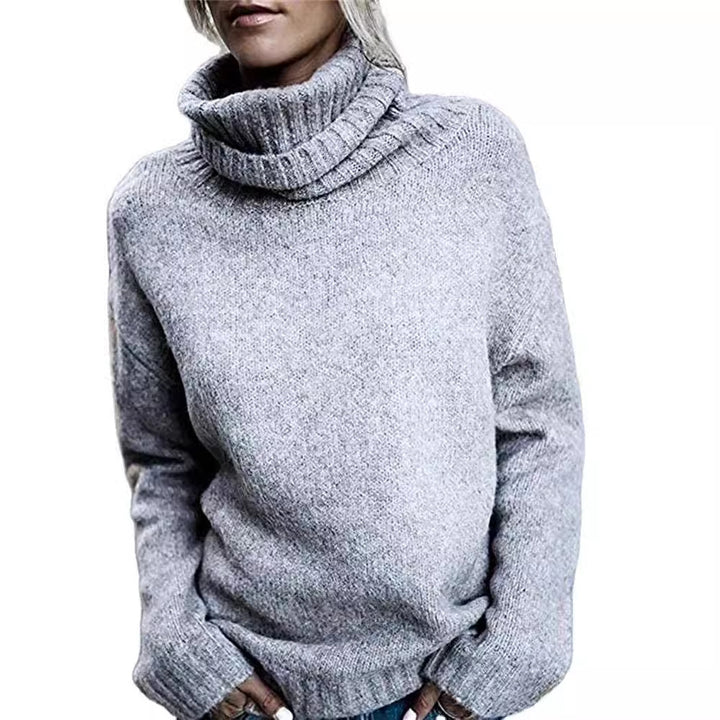 Damen Oversize-Kuschel-Rollkragenpullover aus Feinstrick Echo Archiv