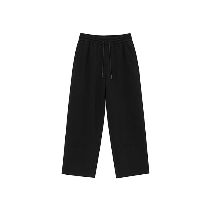 Unisex Relaxed-Fit Loungehose mit hohem Elastikbund, Kordelzug und geradem Bein Echo Archiv