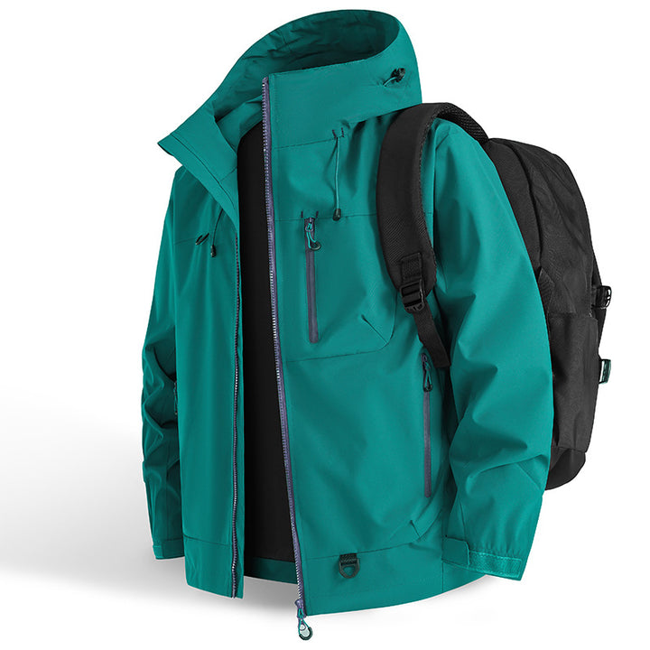 Herren wasserfeste multifunktionale Outdoorjacke Echoarchiv