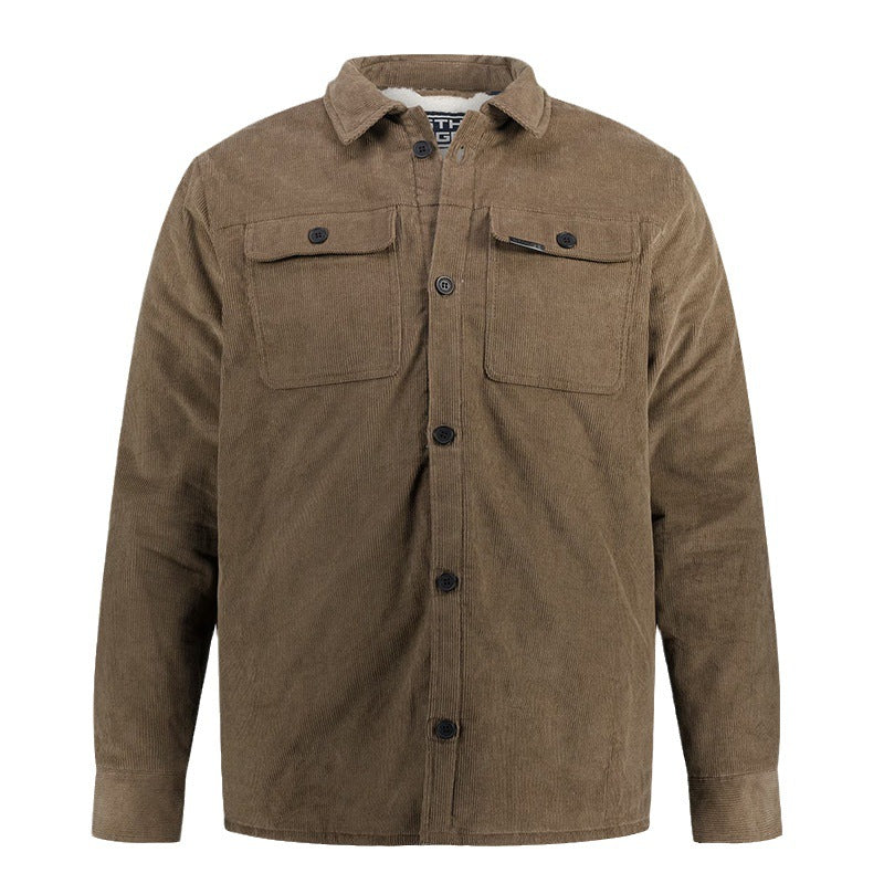 Herren Cordjacke mit praktischen Brusttaschen und modernem Schnitt Echoarchiv