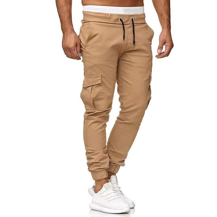 Herren nan taktische Cargo-Jogger mit Tunnelzug, elastischen Bündchen und Mehrfach-Taschen Echo Archiv